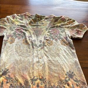 Floral Short Sleeve cardigan